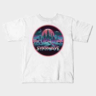 Nanopixel Night District Kids T-Shirt